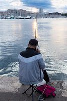 Fischer im Vieux Port, Marseille, Frankreich