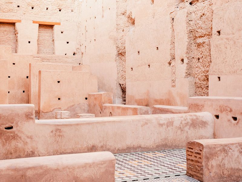 Marokkanische Architektur in Pastellfarben von Photolovers reisfotografie