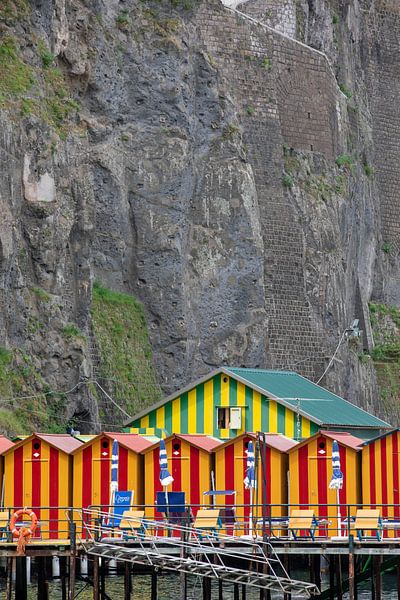 Sorrente - Vestiaires à la Spiaggia Pubblica Sorrento par t.ART