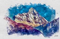 Dawn on the mountain