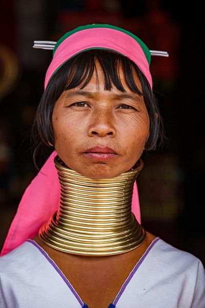 The Giraffe Neck Women from Myanmar by Roland Brack