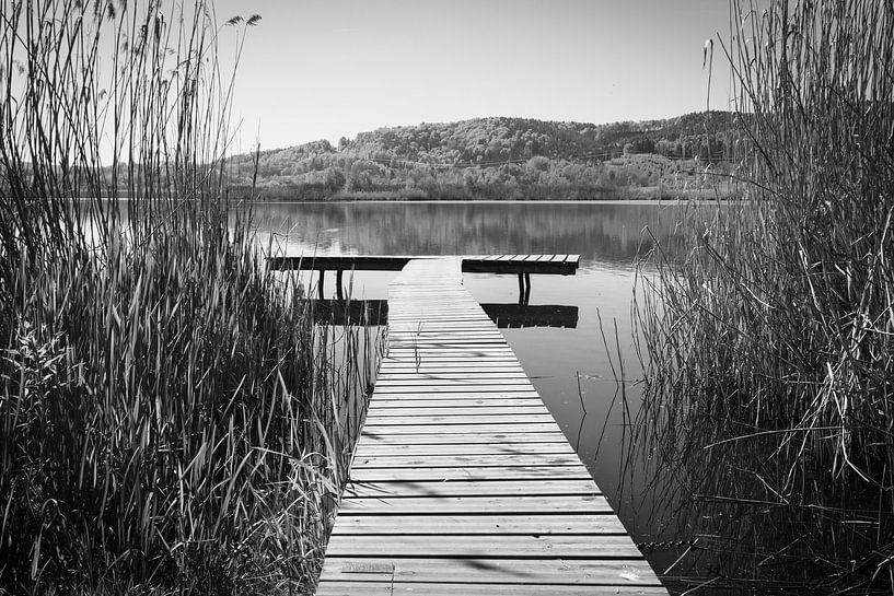 Jetty on Lake Breitunger by Suzanne Schoepe
