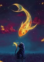 Whiskers and Wonder: A Cat's Portrait