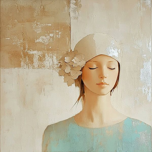 Calm in Floral Tranquility by Zen and More