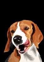 Chien beagle vectoriel