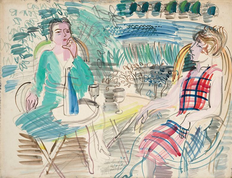 Raoul Dufy - Im Garten (1925) von Peter Balan