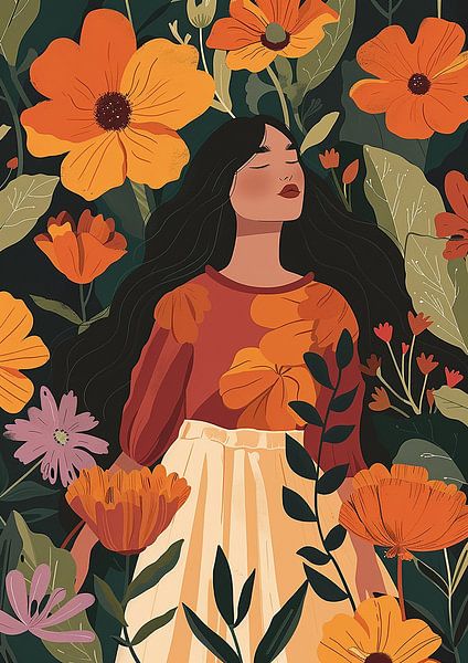 Fantaisie florale par Liv ter Riet