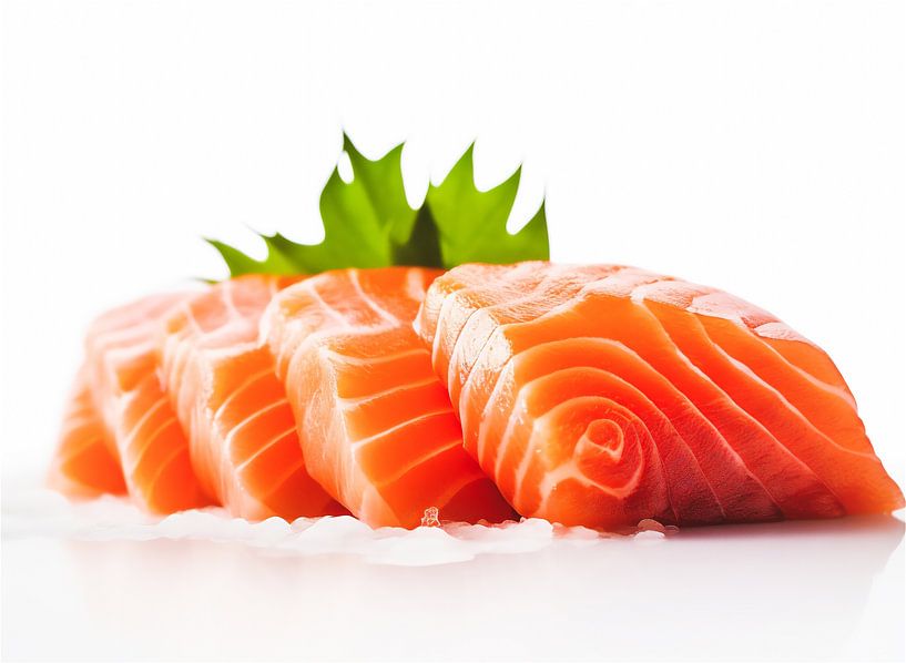 Sashimi of salmon - culinary photography by Roger VDB
