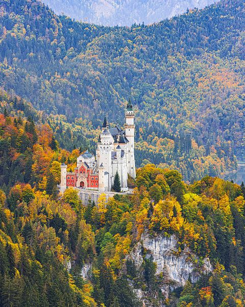 Automne au château de Neuschwanstein par Henk Meijer Photography