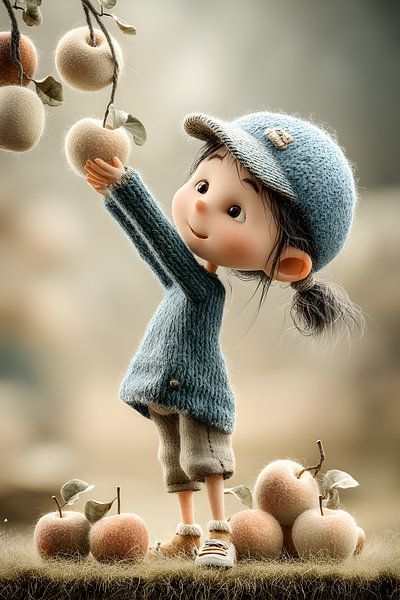 The apple girl by Heike Hultsch