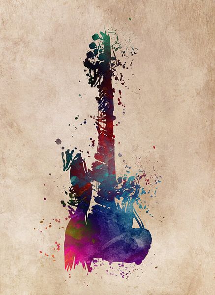 Guitar 39 music art #guitar #music by JBJart Justyna Jaszke