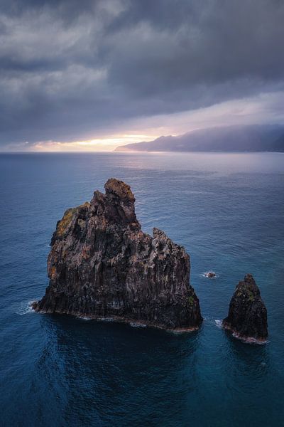 Lever de soleil lunaire à Madère par Martin Podt
