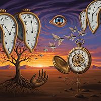 Traum jenseits der Realität - Surrealismus Kunst Malerei