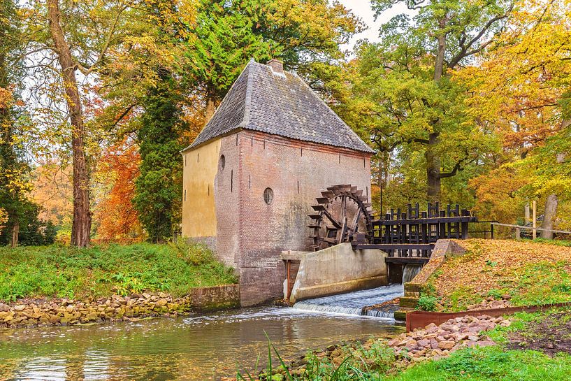 Die alte Wassermühle von Gelderland von Martin Bergsma