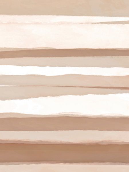Streifen 2 | Erdige braune Pastelltöne von Menega Sabidussi