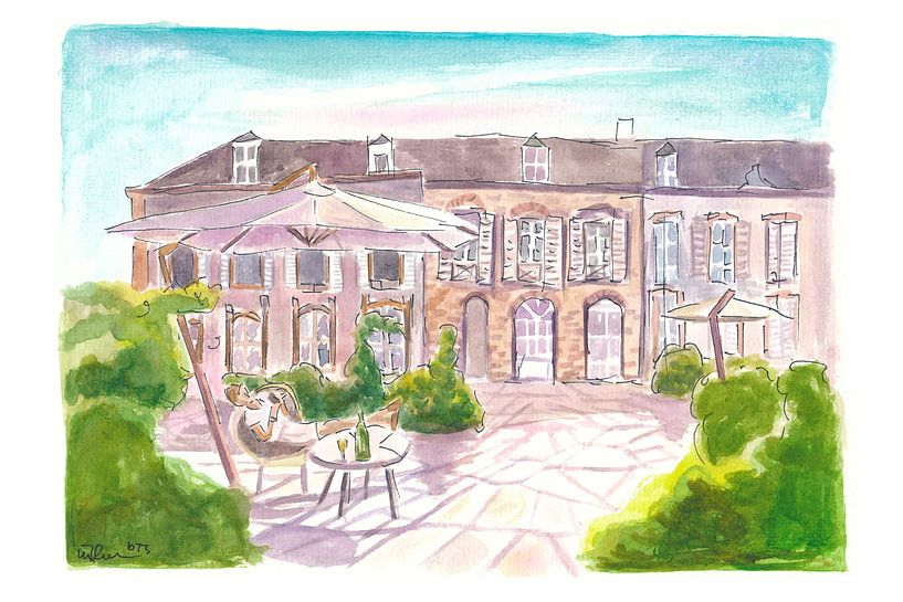 Avenue de Champagne Epernay France Relax and taste in the sun by Markus Bleichner