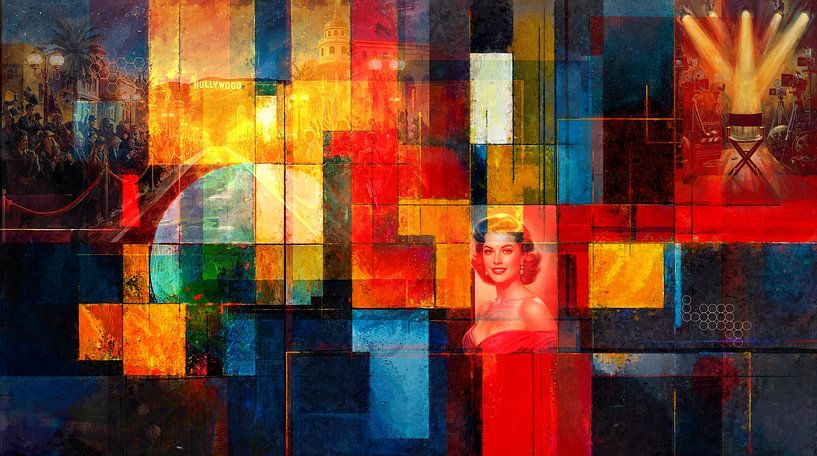 Abstraktes Hollywood: Die Kunst des Glamours von Arjen Roos