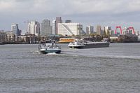 Barges in Rotterdam