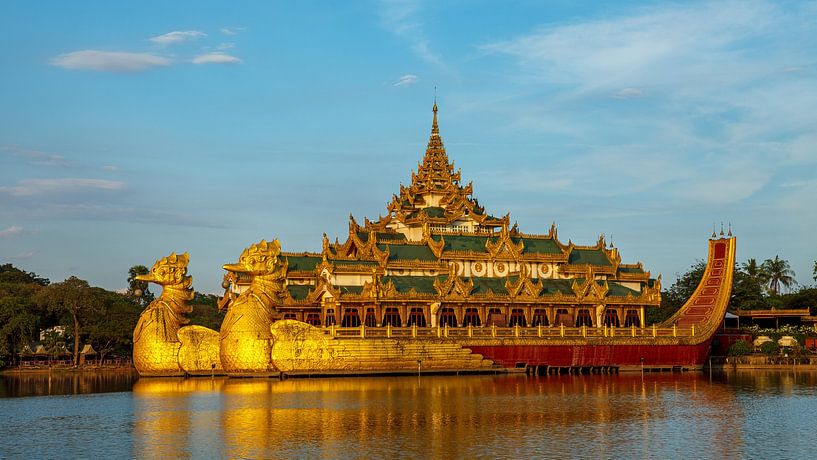 The Royal Barque in Yangon by Roland Brack