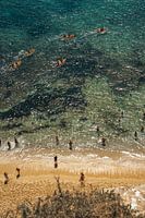 La côte vue d'en haut