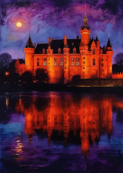 Schloss De Haar Dämmerung von MIROKKU