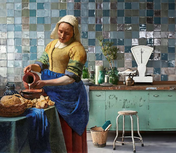 Milchmädchen - moderne Zeiten von Digital Art Studio