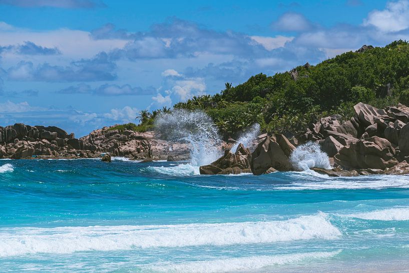 Brandung an der Grand Anse von Peter Baier