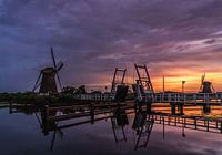 Zonsondergang Kinderdijk