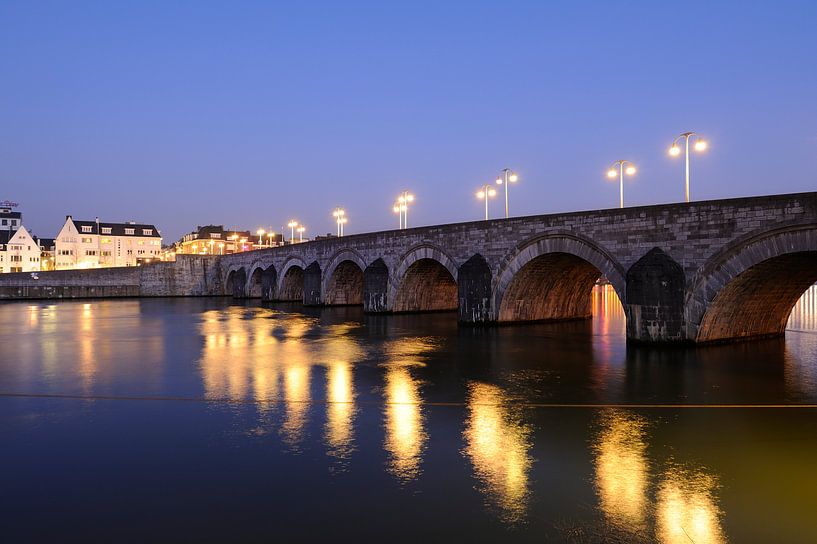Pont Sint-Servaas sur la rivière Maas à Maastricht par Merijn van der Vliet
