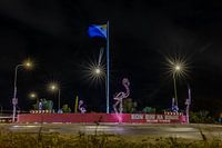 Flamingo-Karussell - Willkommen auf Bonaire