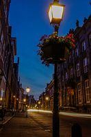 Evening falls in the old town of Hoorn