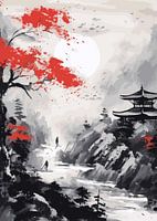 Japanische Malerei Ukiyo