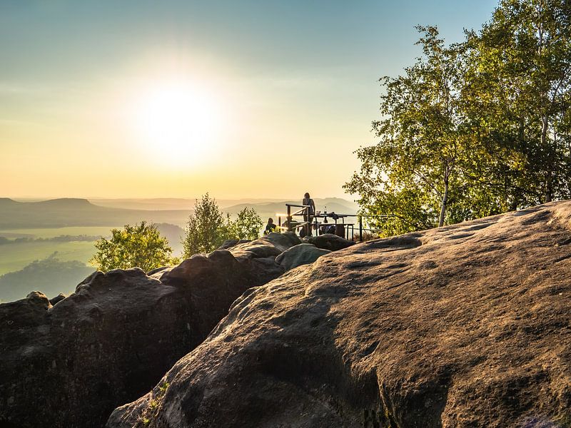 Kipphornaussicht, Sächsische Schweiz - Picknickplatz von Pixelwerk