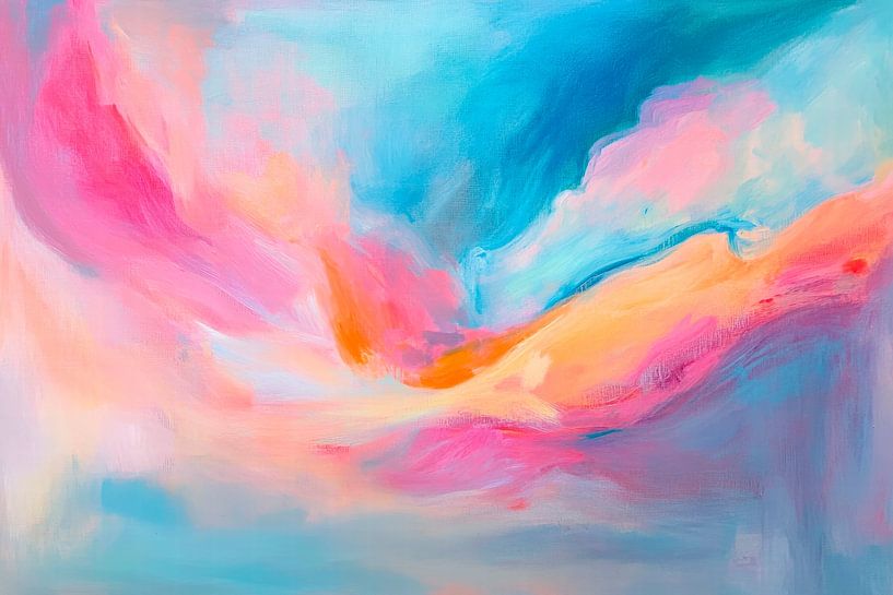 Farbenspiel am Himmel von Poster Art Shop