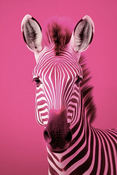 Zebra rosa von Wall Wonder