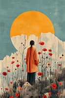 Méditation sur les fleurs de montagne