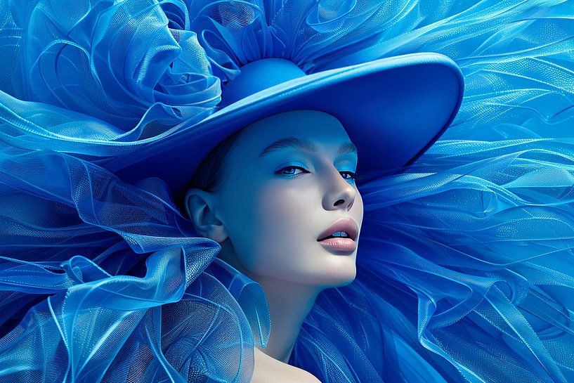 digital fictional fantasy portrait woman by Egon Zitter