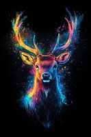Neon deer