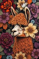 Alpaca floral