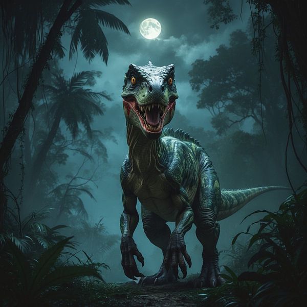 Velociraptor dinosaur by Matthias Spartz