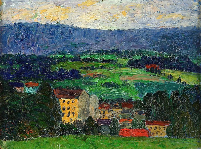 Konrad Mägi - Norwegische Landschaft (zwischen 1908 und 1910) von Peter Balan