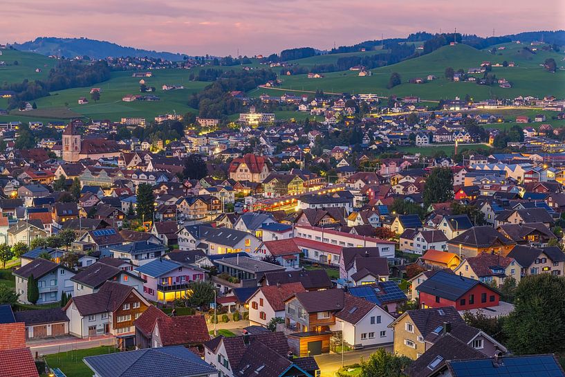 Appenzell at sunset by Henk Meijer Photography