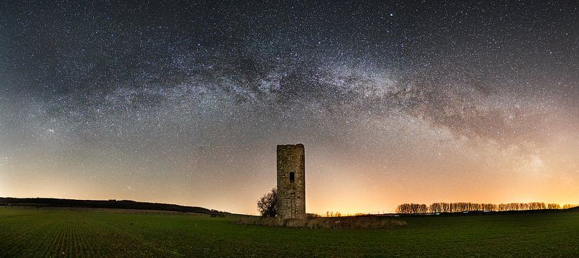Panorama Milky Way and Watchtower by Oliver Henze
