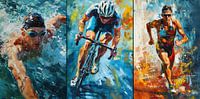 A Triathlon Triptych through the Lens of Sargent