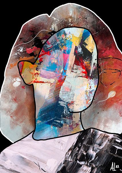 Modern art - Pretty beauty by Julian Cross