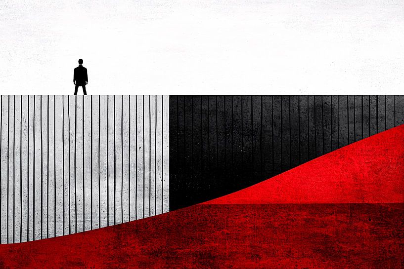 Silhouette minimaliste avec de forts contrastes par Art & Soul Creations