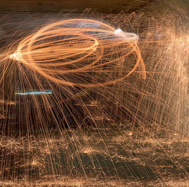 Lightpainting. von Theo de Wild