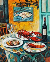 Stilleben vom Hummer