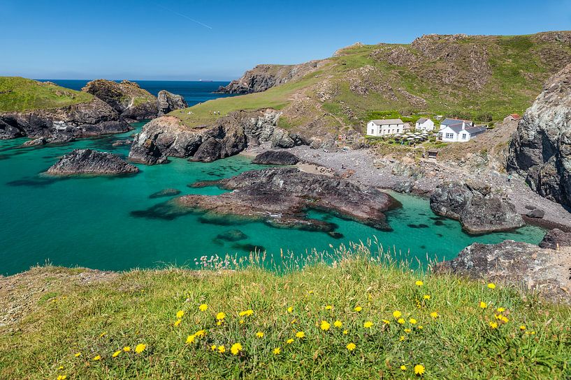 Strandcafe in der Kynance Cove, Helston, Cornwall, England von Christian Müringer