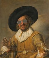 Le joyeux buveur aux verres - Frans Hals